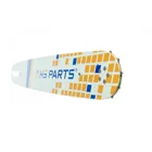 HS PARTS Prowadnica 16" (40 cm) 3/8" .063" (1,6 mm) + 2 x Łańcuch tnący 60 ogniw ząb kwadratowy + Bęben sprzęgła do Stihl 038 MS380