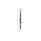 HS PARTS Prowadnica 16 "(40 cm) .325" .043"(1,1 mm) dla Husqvarna 330i 525i XP T535i XP 340i 540i T540i XP