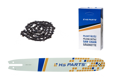 HS PARTS Prowadnica 16 "(40 cm) .325" .063" (1,6 mm) + Łańcuch tnący 62 ogniwa Kwadratowy ząb do Stihl 021 023 025 MS210 MS230 MS231 MS241 MS250 MS251