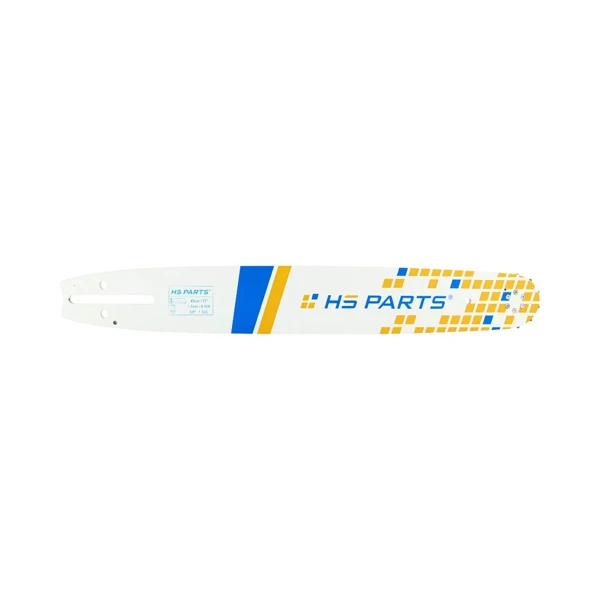 HS PARTS prowadnica 17" (43 cm) 3/8" .058" (1,5 mm) + Łańcuch tnący 64 ogniwa pełne dłuto do Husqvarna 266 268 272 365 372XP 585 Solo 670 681 Jonsered 2077 2171 Dolmar PS6400 Shindaiwa 285 Makita DCS6400