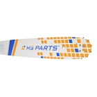 HS PARTS Prowadnica 18" (45 cm) 3/8" .050" (1,3 mm) do Husqvarna 246 254 262 345 357 455 460 555 560 Jonsered 2054 CS2260 Dolmar 111 112 115 PS540 Solo 613 614 650 Oleomac 162 956 962