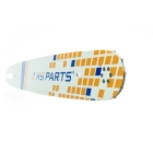 HS PARTS Prowadnica 18" (45 cm) 3/8" .063" (1,6 mm) + 2 x Łańcuch tnący 66 ogniw Ząb kwadratowy do Stihl MS360 MS361 MS362 MS440 MS441 MS660 MS661