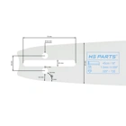 HS PARTS Prowadnica 18" (45 cm) .325" .058" (1,5 mm) do Husqvarna 36 55 136 154 257 262 346 357 435 445 460 Jonsered 2054 2152 CS2149W Dolmar 109 111 112 116 Oleomac 938 947 952 962 Solo 639 651 665