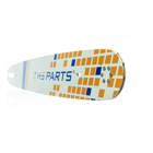 HS PARTS Prowadnica 18" (45 cm) .325" .063" (1,6 mm) + 2 x Łańcuch piły 74 ogniwa Ząb kwadratowy do Stihl 024 026 036 039 MS240 MS260 MS261 MS270 MS280 MS290 MS310 MS390