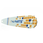 HS PARTS Prowadnica 20" (50 cm) 3/8" .050" (1,3 mm) do Husqvarna 246 254 262 345 357 455 460 555 560 Jonsered 2054 CS2260 Dolmar 111 112 115 PS540 Solo 613 614 650 Oleomac 162 956 962