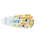 HS PARTS Prowadnica 20" (50 cm) 3/8" .063" (1,6 mm) + 2 x Łańcuch tnący 72 ogniwa ząb kwadratowy dla Stihl 029 031 032 034 041 036 044 056 066 MS290 MS310 MS360 MS361 MS362 MS391 MS440 MS441 MS462 MS460 MS640 MS650 MS660 MS500i