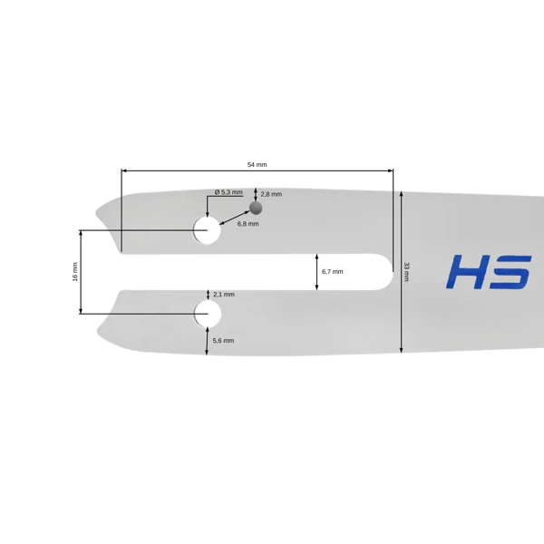 HS PARTS prowadnica 6