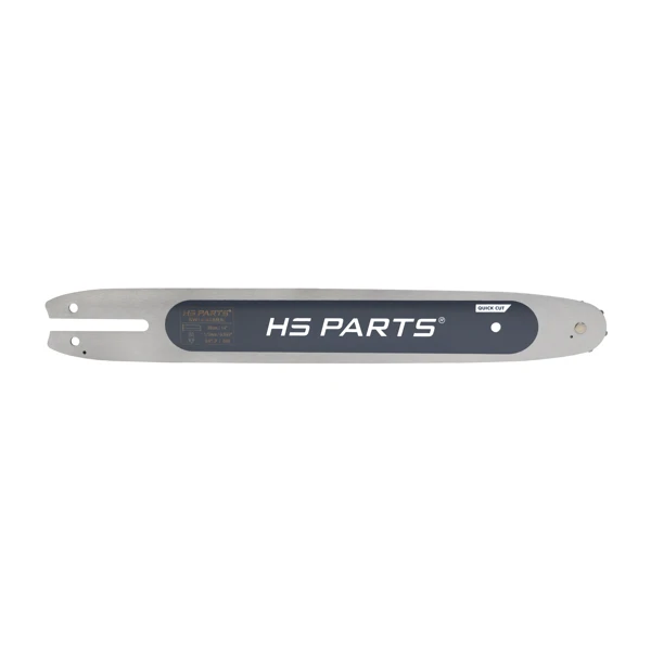HS PARTS QUICK CUT profesjonalna prowadnica 14" (35 cm) 3/8" .043" (1,1 mm) 50 ogniw do Stihl 009 011 015 017 020 021 025 MS170 MS171 MS172 MS180 MS191 MS192 MS200 MS210 MS211 MS230 MS250 MSA220 MSE140 MSE170 HT130 HT131 E10 E14 E180