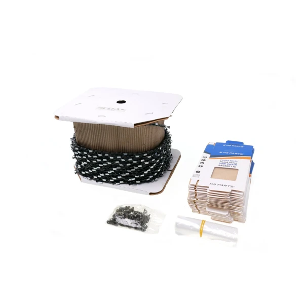 HS PARTS rolka łańcuch do cięcia wzdłużnego 3/8" .050" (1,3 mm) 1637 ogniw ząb okrągły dla Stihl 009 020 021 023 025 MS170 MS171 MS180 MS181 MS190T MS191T MS192T MS193 MS201 MS210 MS211 MS230 MS250 MS251