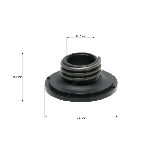 HS PARTS Ślimak pompy oleju do pił łańcuchowych Husqvarna 455E 455 Rancher 460 461 465 Rancher II Jonsered CS2255 (OEM 537252601)