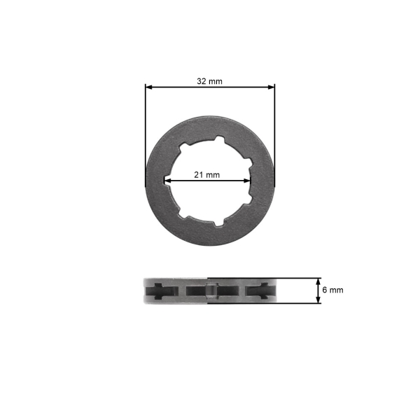 HS Parts Zębatka Kółko Pływające Pilarki .325" 7 zębów do pił łańcuchowych
