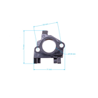 Kołnierz gaźnika do silników Honda GX390 Zongshen 188F (OEM 16211-ZF6-L60)