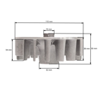 Koło magnesowe do kos spalinowych chińskich i wykaszarek z marketów hobbystycznych o pojemności silnika 43cc - 52cc