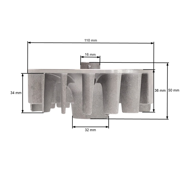 Koło magnesowe do kos spalinowych chińskich i wykaszarek z marketów hobbystycznych o pojemności silnika 43cc - 52cc