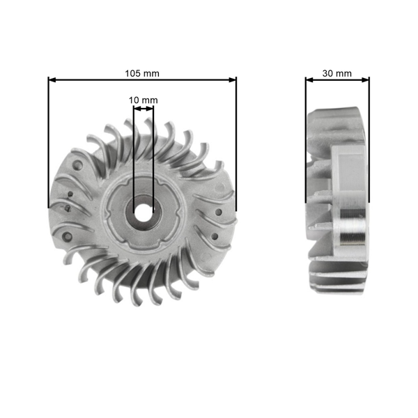 Koło magnesowe do pił łańcuchowych Stihl 034 036 MS340 MS360 (OEM 11254001202)
