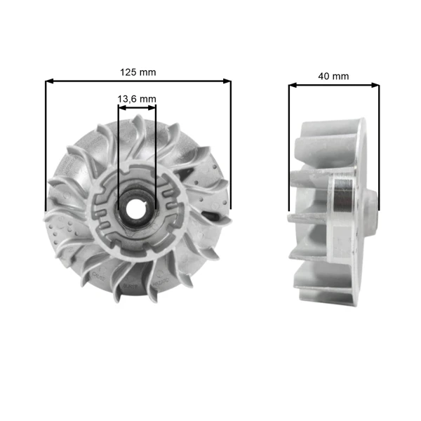 Koło magnesowe do piły łańcuchowej Stihl 088 MS880 (OEM 11244001210)