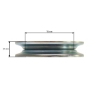 Koło napinacza paska klinowego do ciągników ogrodowych AL-KO Alko Stihl Viking Brill Marina Masport (OEM 6170 760 1291 464454 464459 514106 464099)