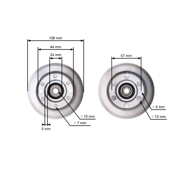 Koło napinacza paska klinowego do ciągników ogrodowych Husqvarna Partner Jonsered McCulloch Poulan Craftsman AYP (OEM 532146763 593787801 532173902 146763)