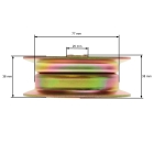 Koło napinacza paska klinowego do ciągników ogrodowych Husqvarna Partner Jonsered McCulloch Poulan Craftsman Ryobi (OEM 532173437 532165888 173437 165888)