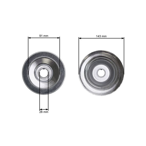 Koło napinacza paska klinowego do ciągników ogrodowych MTD (OEM 756-0488 753-0635 956-0448 953-0635)