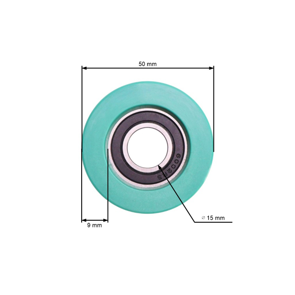 Koło napinacza paska klinowego do traktorków ogrodowych Alpina Castel Garden Stiga Honda Solo Stihl Viking (OEM 61257606600 80393-VK1-003 325601570/1 CG25601570)