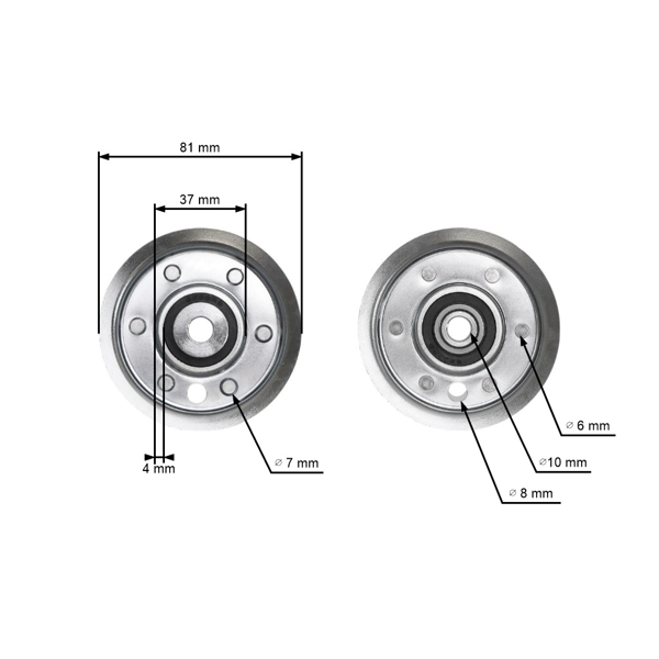 Koło napinacza paska klinowego do traktorków ogrodowych MTD Yardman Cub Cadet Mac Allister Mastercut Raiffeisen Efco Oleo-Mac (OEM 756-3054A 754-3054)