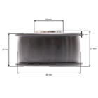 Koło pasowe do traktora ogrodowego Husqvarna Jonsered McCulloch Poulan Craftsman (OEM 532165630)