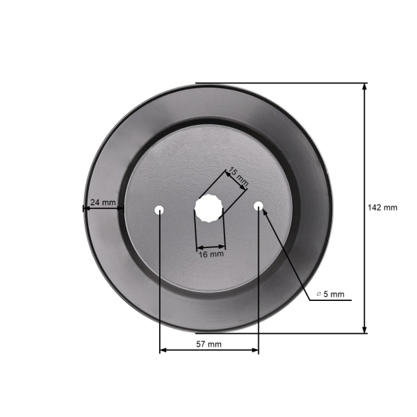 Koło pasowe do traktora ogrodowego Husqvarna Partner Jonsered McCulloch Poulan Craftsman Weed Eater AYP (OEM 532198145 198145)
