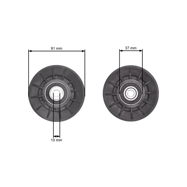 Koło pasowe napinacza paska klinowego do ciągników ogrodowych Husqvarna Partner Jonsered McCulloch Poulan Weed Eater Craftsman (OEM 532194326 194326)