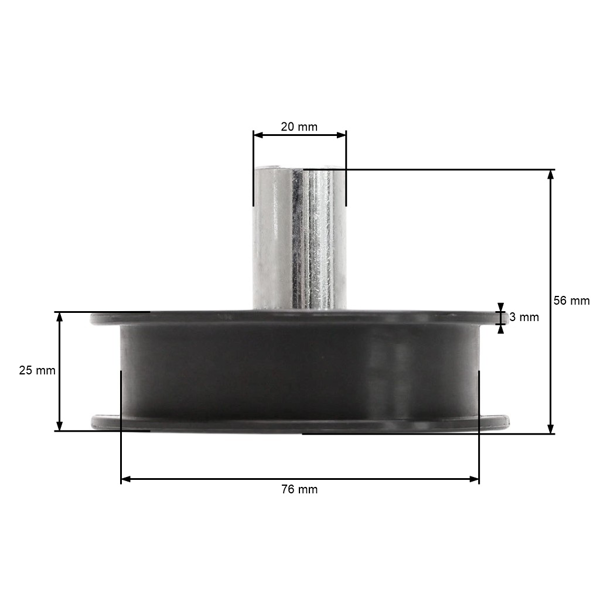 Koło pasowe napinacza paska klinowego do ciągników ogrodowych Husqvarna Partner Jonsered McCulloch Poulan Weed Eater Craftsman Ryobi (OEM 532179114 179114)