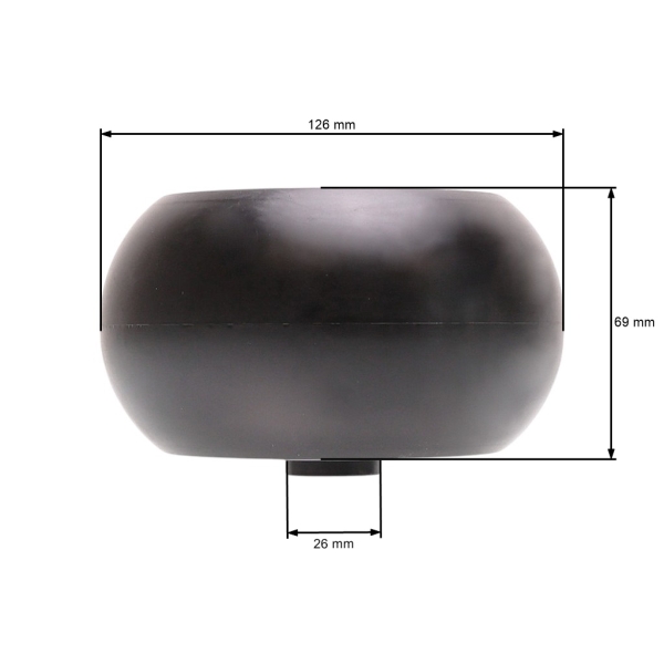 Koło podporowe kosiarki do ciągników ogrodowych Husqvarna Partner McCulloch MTD Ariens Snapper Murray Toro Cub Cadet Murray (OEM 532133957 539107610)