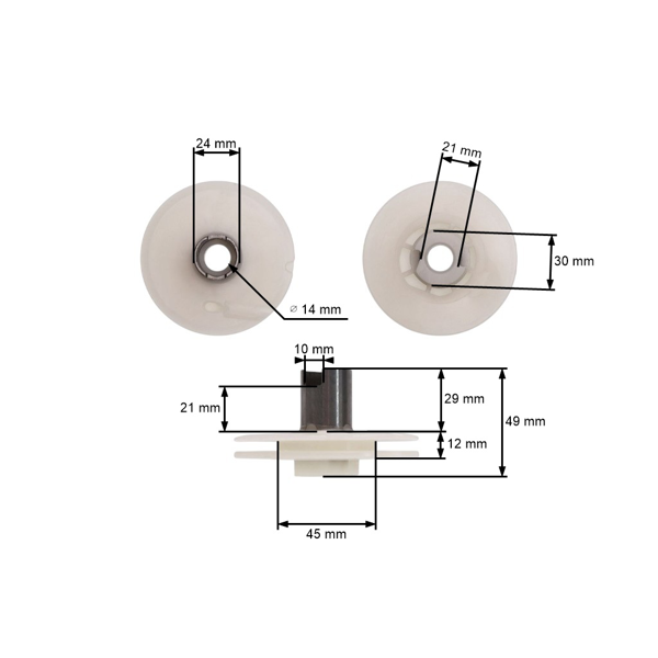 Koło rozrusznika do pił łańcuchowych Husqvarna 394XP 395XP (OEM 501896702)