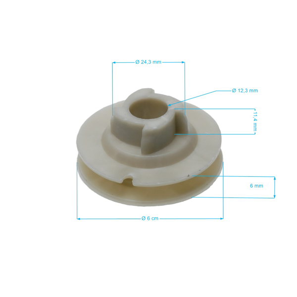 Koło rozrusznika do pił łańcuchowych OLEO-MAC Oleomac 937 941C GS350 GS370 GS410 Efco 137 141C Emak MT3500 MT3700 (OEM 50170050R)