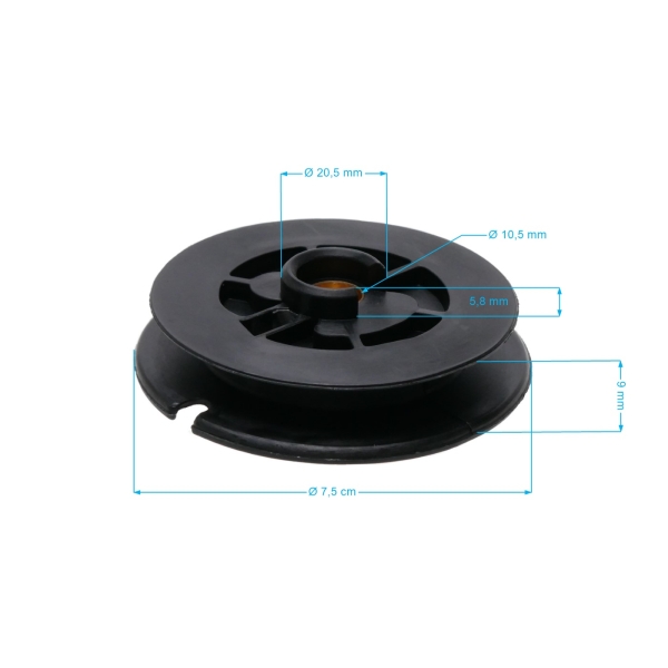 Koło rozrusznika do pił łańcuchowych Stihl TS400 (OEM 42231901000)