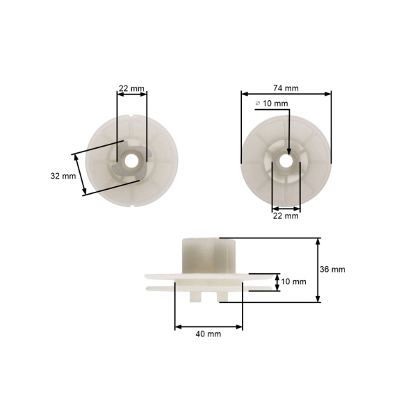 Koło rozrusznika do pilarek Partner P340 P350 P360S
