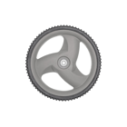 Koło tylne do kosiarek Husqvarna Partner Electrolux Craftsman McCulloch Poulan (OEM 532403509 532432747 532432749 193929X427 431880X460)