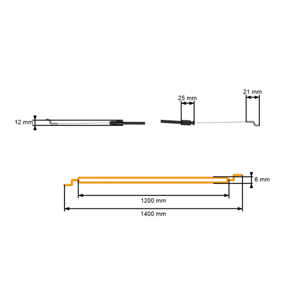 Kompletna linka rozruchu i zatrzymania silnika do pił łańcuchowych AL-KO Alko (OEM 523378 526867)