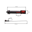 Kompletna Uchwyt kabłąk gazowa do kos spalinowych chińskich oraz kos spalinowych z marketów hobbystycznych