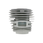 Kompletny cylinder HS PARTS z tłokiem 45 mm do chińskich pił łańcuchowych i pił z rynku hobbystycznego z silnikiem o pojemności 52cc