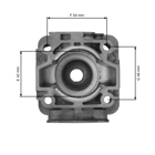 Kompletny cylinder tłokowy 42 mm OLEO-MAC Oleomac 746T 446BP Efco 8460 8465 (OEM 61122014F)