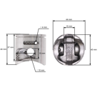 Kompletny cylinder tłokowy do pił łańcuchowych Husqvarna 445 445E 450 450E 450 Rancher Jonsered CS2245 CS2250 S 44 mm (OEM 544119802)