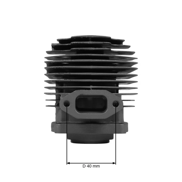 Kompletny cylinder z tłokiem 40 mm do chińskich wykaszarek i wykaszarek hobbystycznych, z silnikiem o pojemności 43 cm3