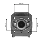 Kompletny cylinder z tłokiem 40 mm do chińskich wykaszarek i wykaszarek hobbystycznych, z silnikiem o pojemności 43 cm3