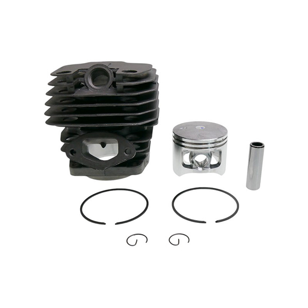 Kompletny cylinder z tłokiem 45,2 mm do pił łańcuchowych przeznaczonych na rynek chiński i hobbystyczny, z silnikiem o pojemności 58 cm3