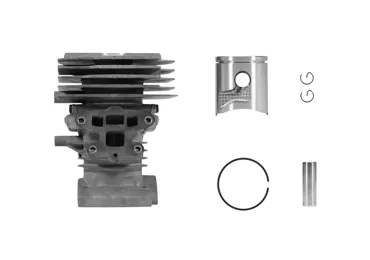 Kompletny cylinder z tłokiem do pił łańcuchowych Husqvarna 130 135 Mark II 39 mm (OEM 591465701)