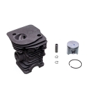 Kompletny cylinder z tłokiem do pił łańcuchowych Husqvarna 340 345 Jonsered 2141 2145 CS2141 CS2145 Nikasil 40 mm (OEM 50387007 3503870005)
