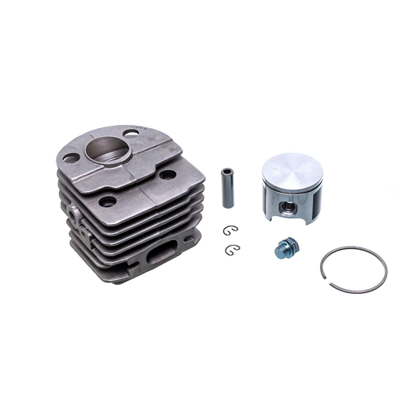 Kompletny cylinder z tłokiem do pił łańcuchowych Husqvarna 51 55 55 Rancher Nikasil 46 mm (OEM 503609104 503609171 503971871 503609102 503609172)