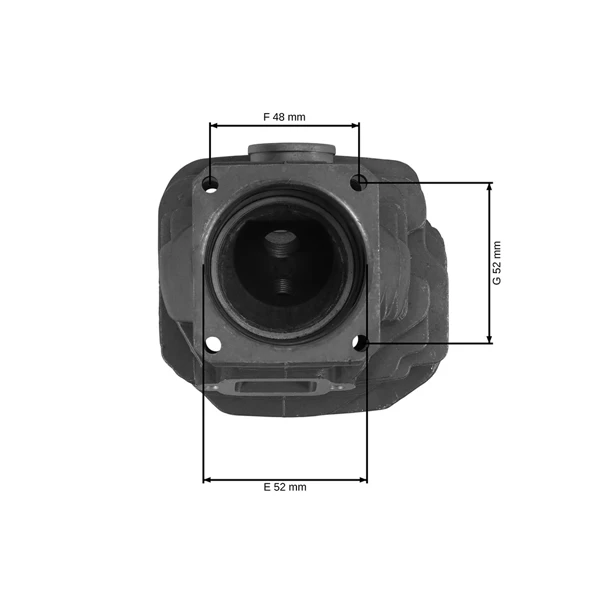 Kompletny cylinder z tłokiem do pił łańcuchowych Stihl 044 MS440 52 mm