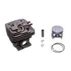 Kompletny cylinder z tłokiem do pił łańcuchowych Stihl MS341 MS361 Nikasil 47 mm (OEM 11350201202 11350201203)