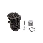 Kompletny cylinder z tłokiem do piły łańcuchowej OLEO-MAC Oleomac 937 GS370 Efco 137 38 mm (OEM 50182005A)